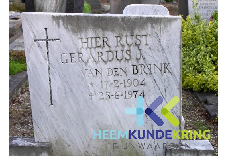 Grafstenen kerkhof Herwen Coll. HKR (197) G.J.van der Brink